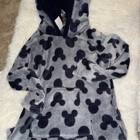 Disney Womens Mickey Mouse Fleece Lounge Hoodie dress - Picture 4 of 5